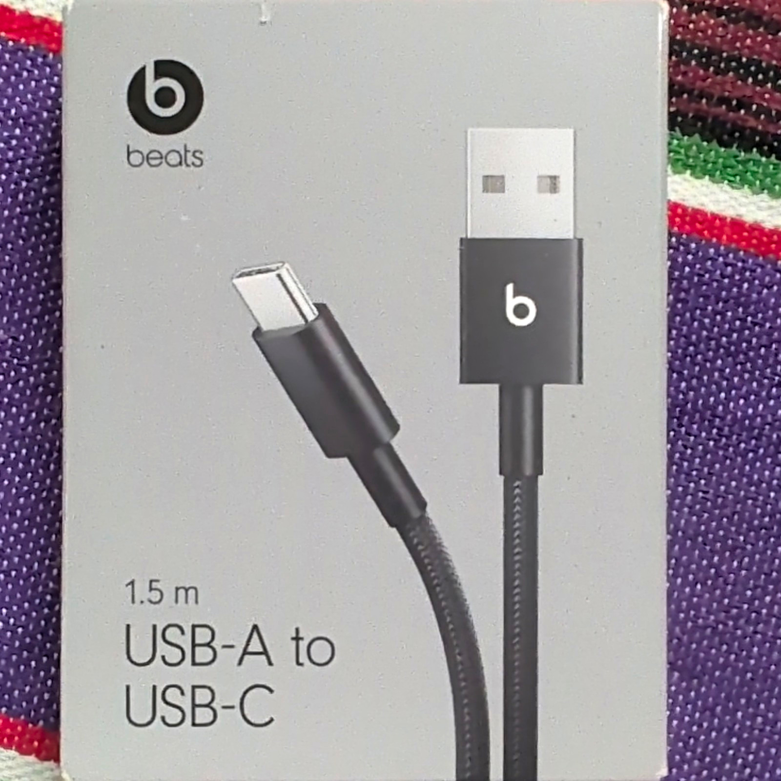 Beats USB-A to USB-C Woven USB Cable 1.5m Black MDGG4LL/A