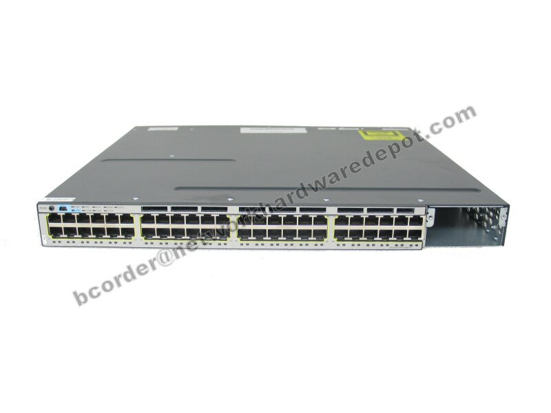 Cisco WS-C3750X-48T-L 48-Port Gigabit 3750X Switch w/ AC - 1 Year Warranty