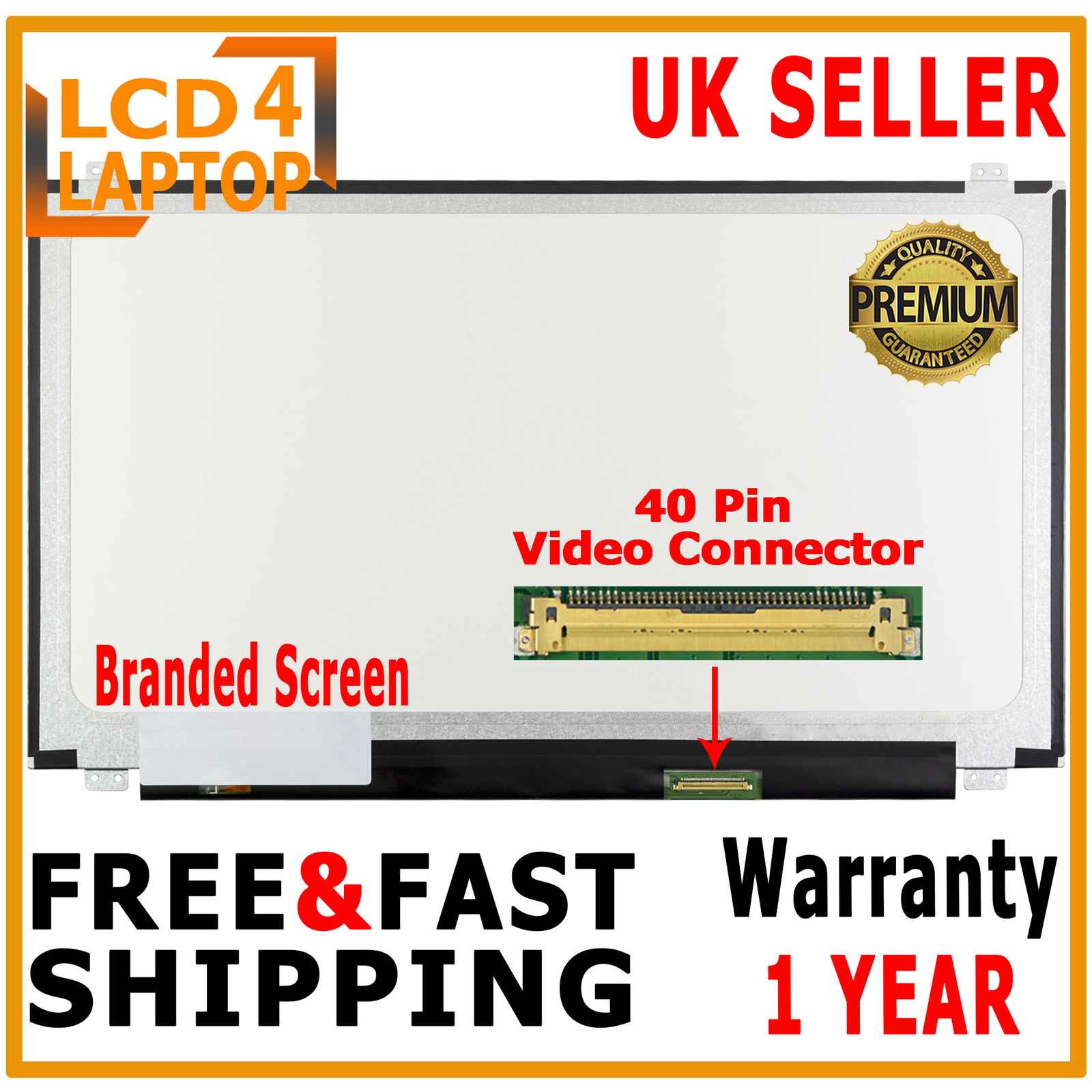 Replacement Samsung LTN156AT30-H01 Laptop Screen 15.6" LED LCD HD Display