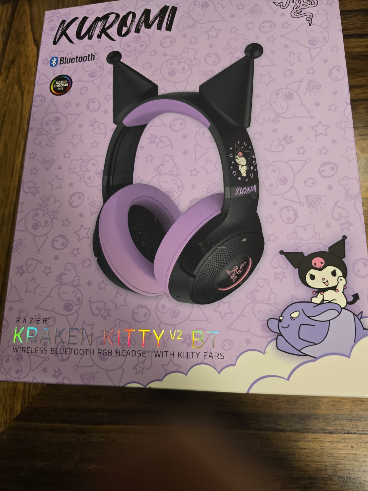 Razer Kraken Kitty V2 BT KUROMI  Edition Gaming Headset