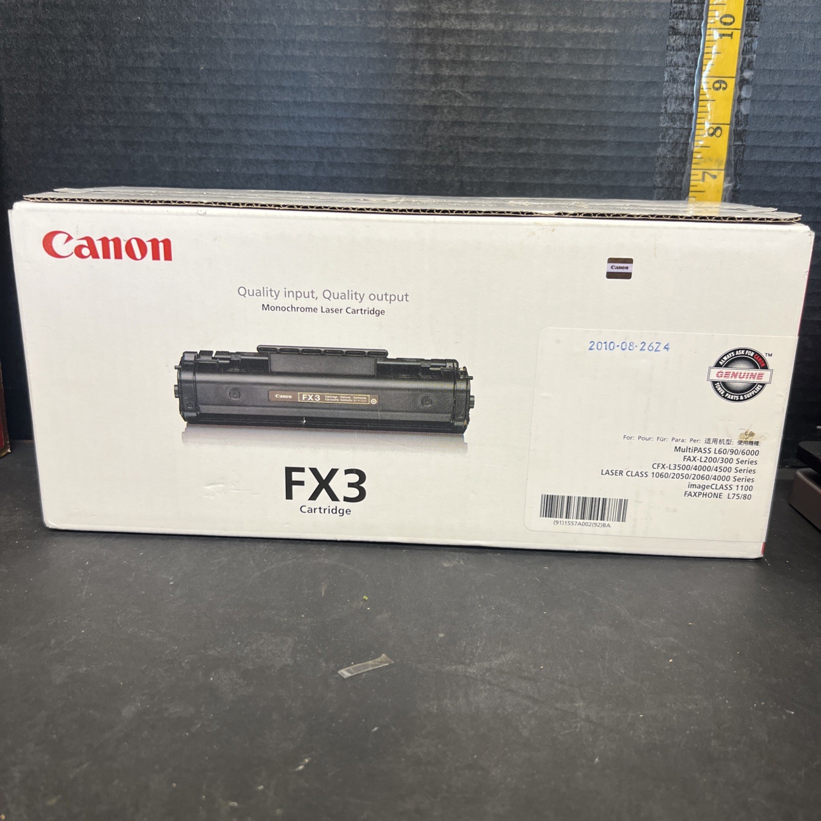 Genuine Canon FX3 Black Toner Cartridge