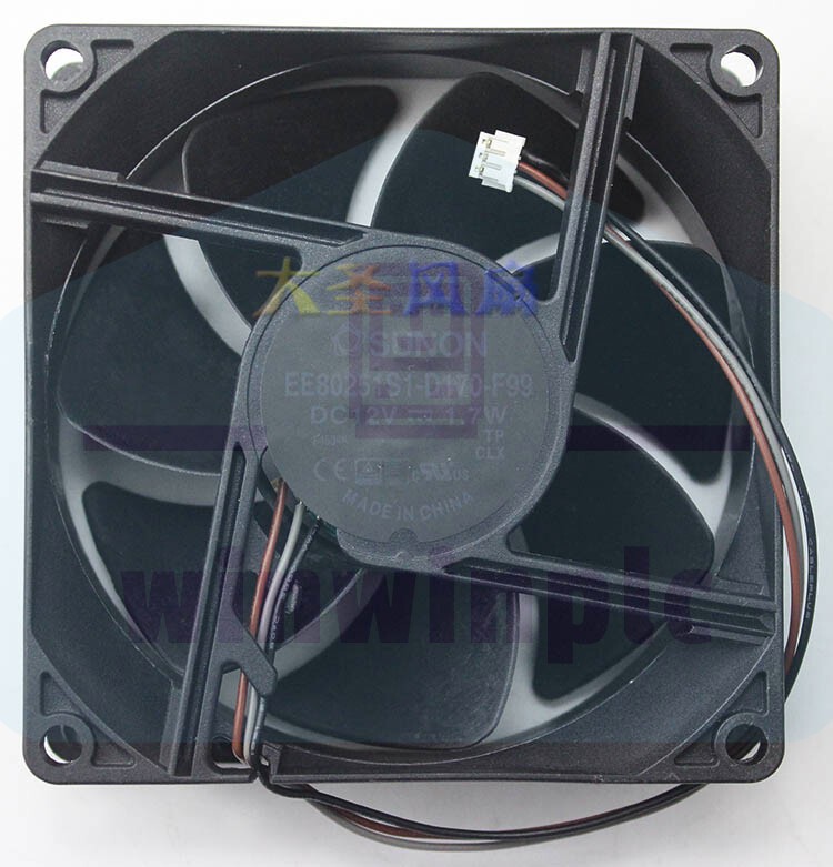 1pcs SUNON EE80251S1-D170-F99 Projector Cooling Fan 12V 1.7W 3-Pin 80mm