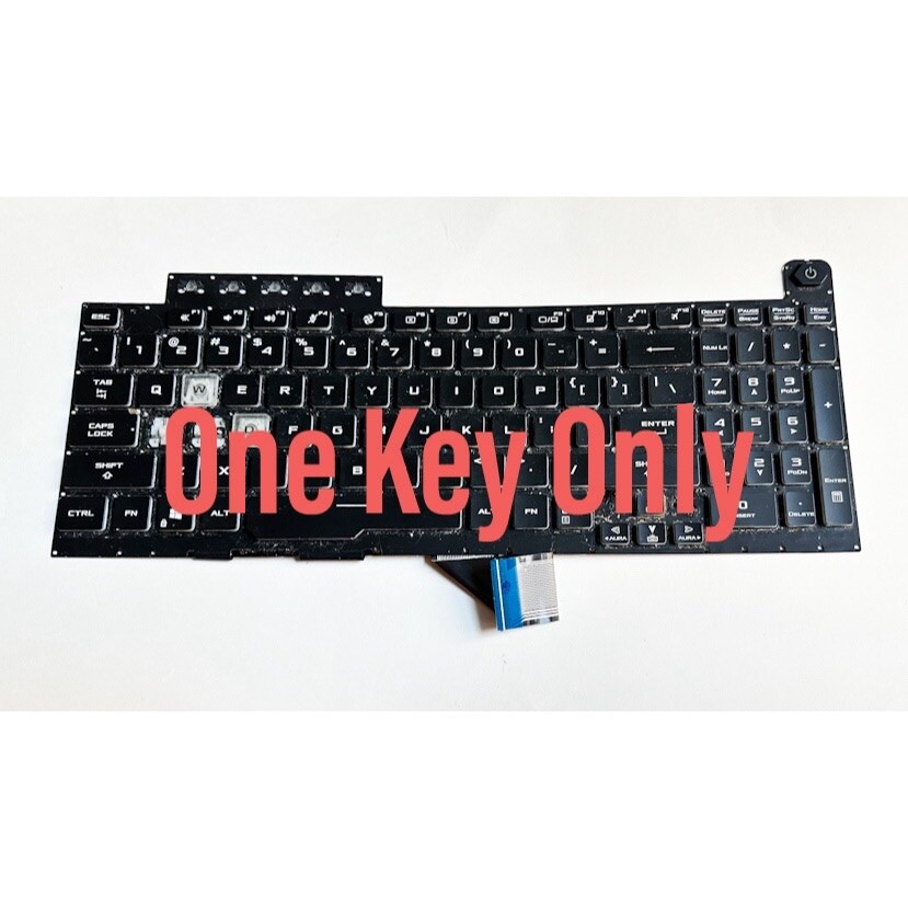 Asus TUF FX506LI FA506 Series US Keyboard  One Key Cap + Hinge  Original
