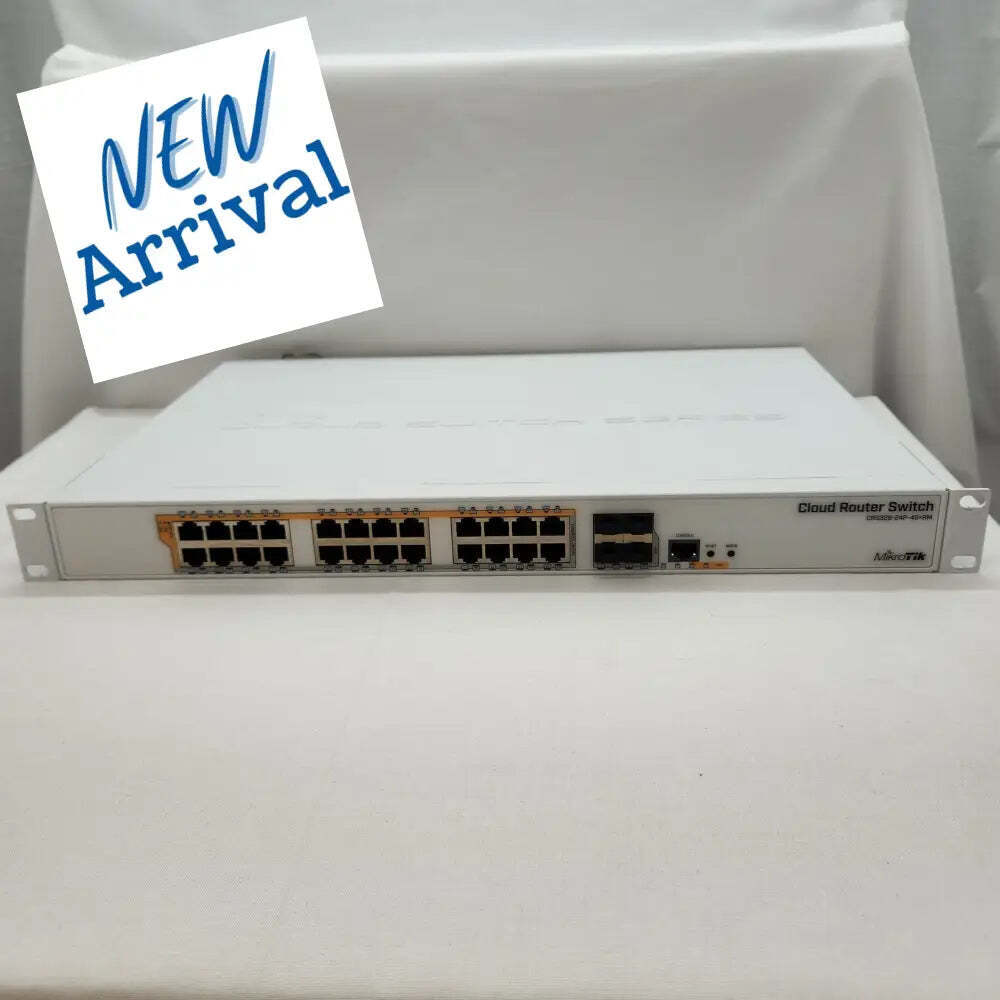 Mikrotik CRS328-24P-4S+RM 24 Port POE GbE Router Switch