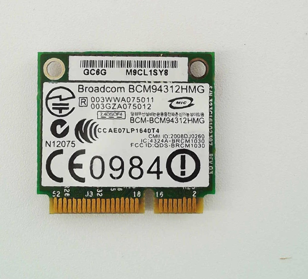 📶 Wifi Network Card Mini PCIe Adapter 🔧 Broadcom BCM4312 BCM94312HMG