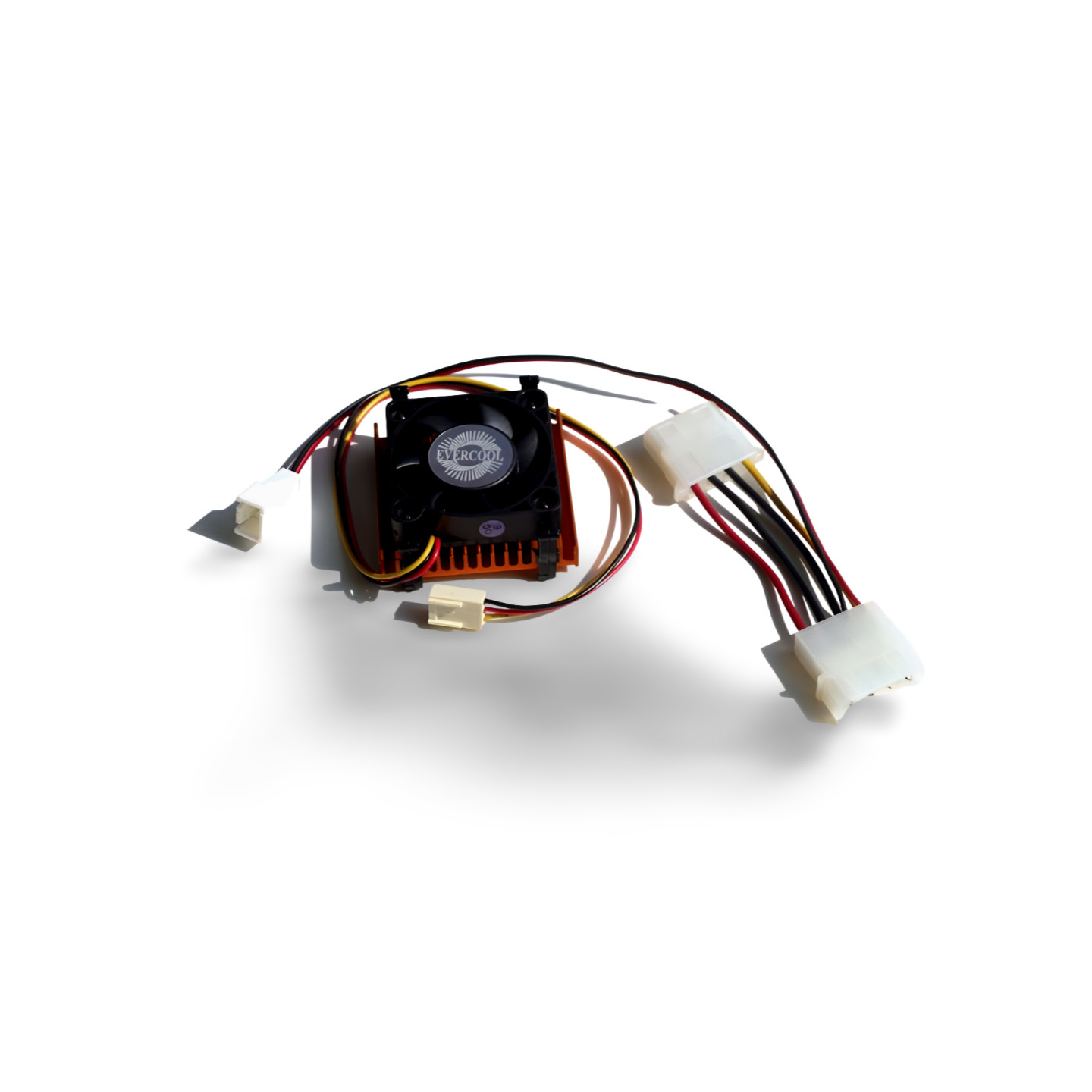 486 CPU Fan 4 Wire 3 Wire Ball Bearing Socket 3 Heat Sink - Black