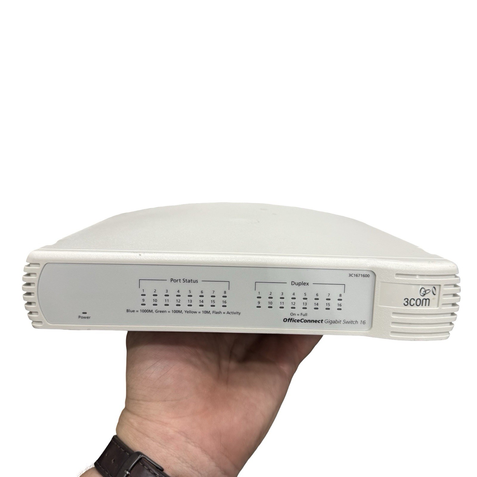 3Com OfficeConnect Gigabit Switch 16 3C1671600 16-Port Ethernet Switch - NO PSU