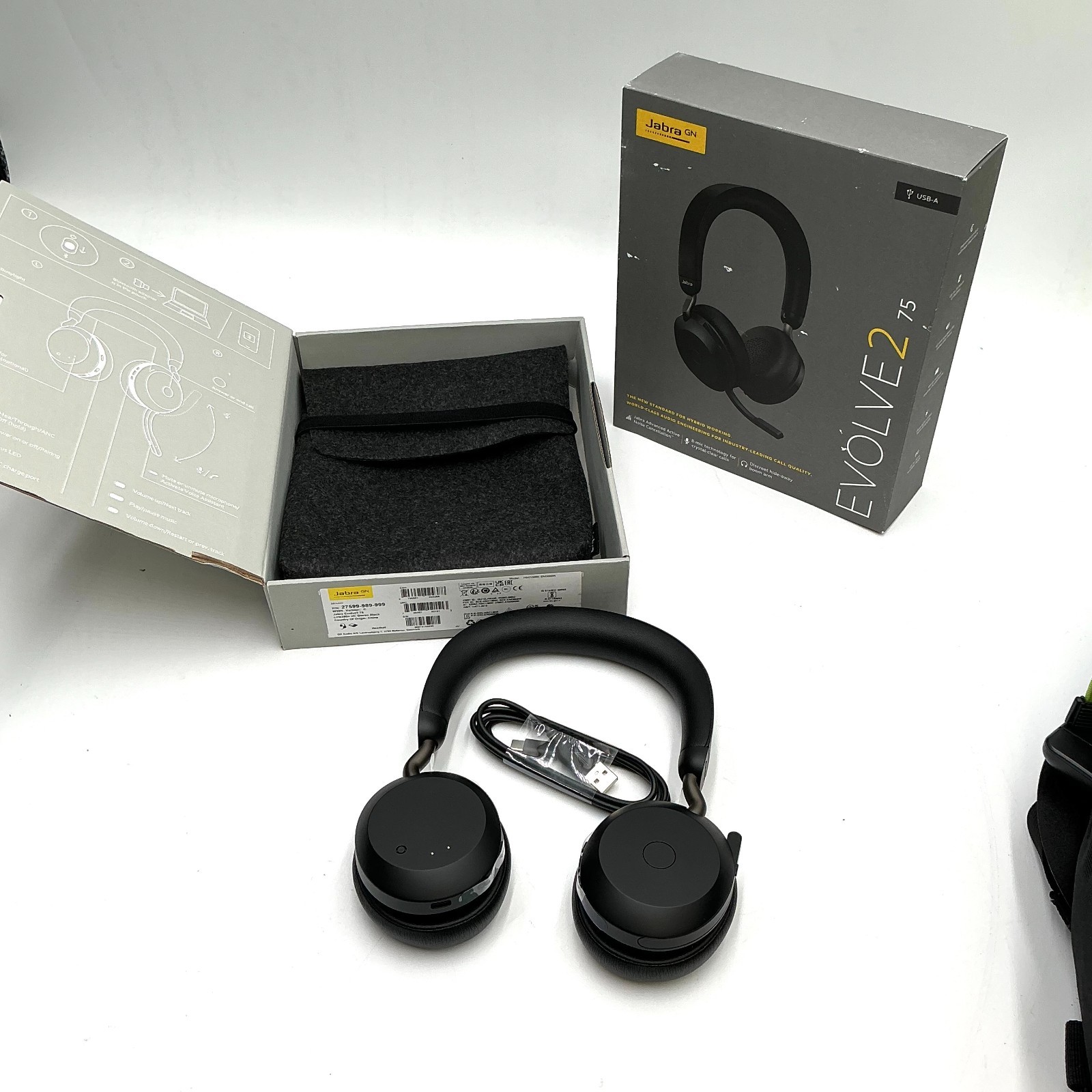 Jabra Evolve2 75 Headset 27599-989-999 | BRAND NEW OPEN BOX