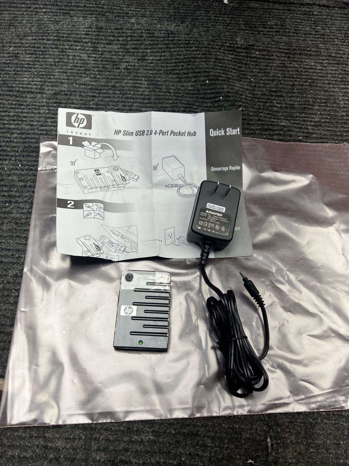 Brand New HP TARGUS PQ449AA USB 2.0 4 PORT HUB