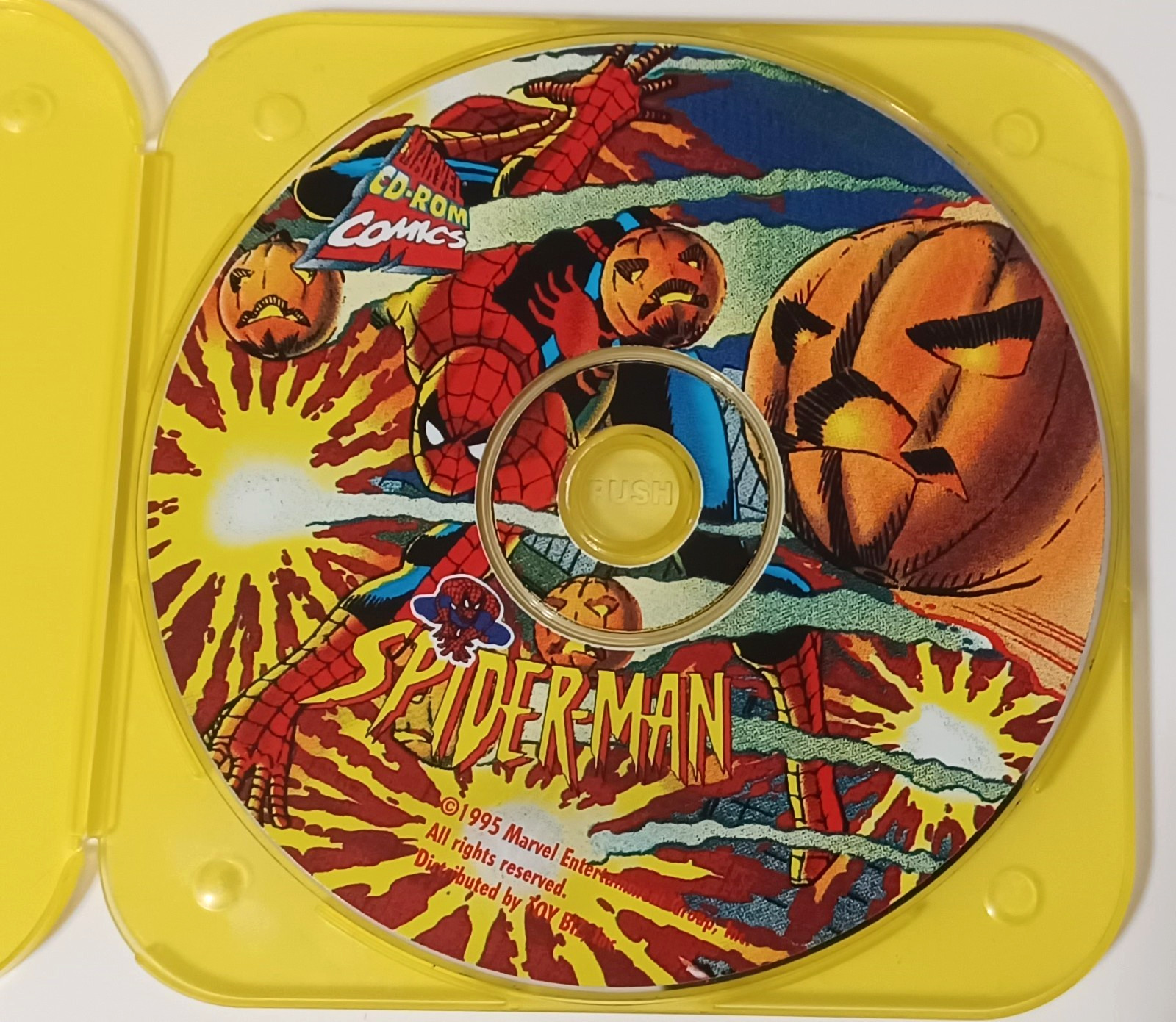 SPIDER MAN Interactive CD-ROM Comic Book #1 1995 Marvel/Toy Biz Disk Only