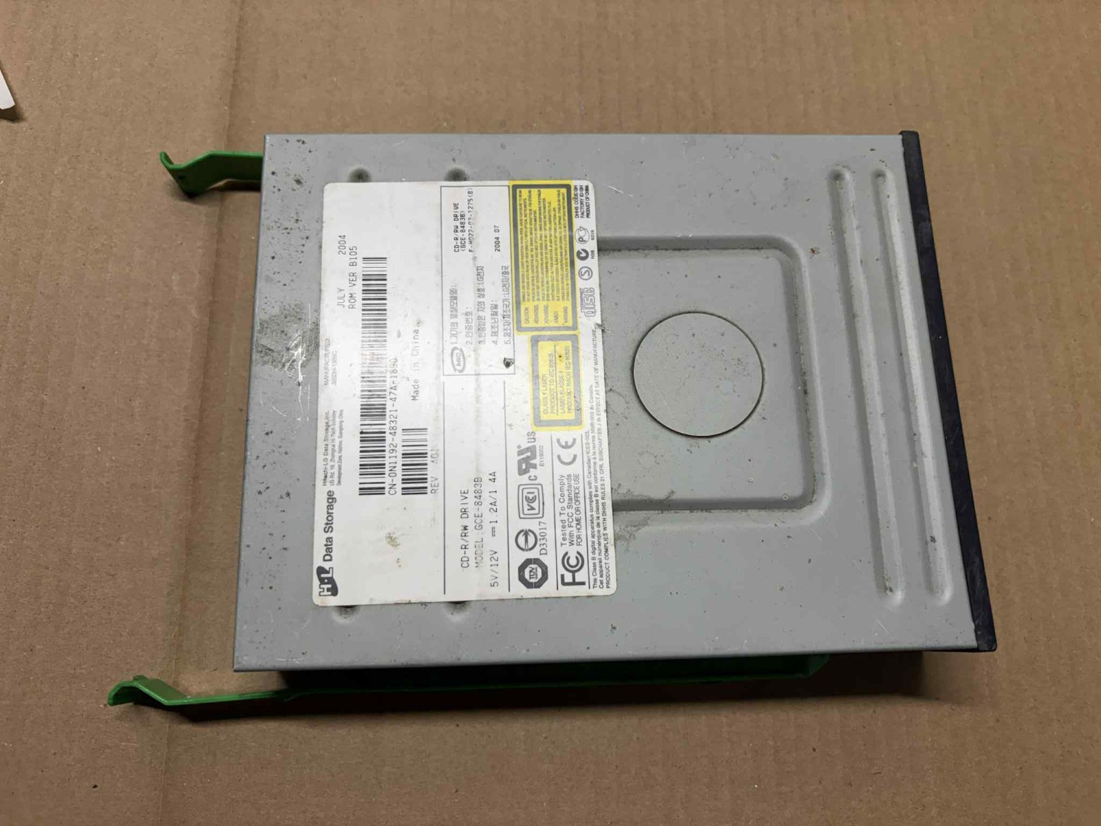 Hitachi-LG HL Data Storage Desktop PC IDE CD-ROM/CD-R/RW Drive GCE-8483B
