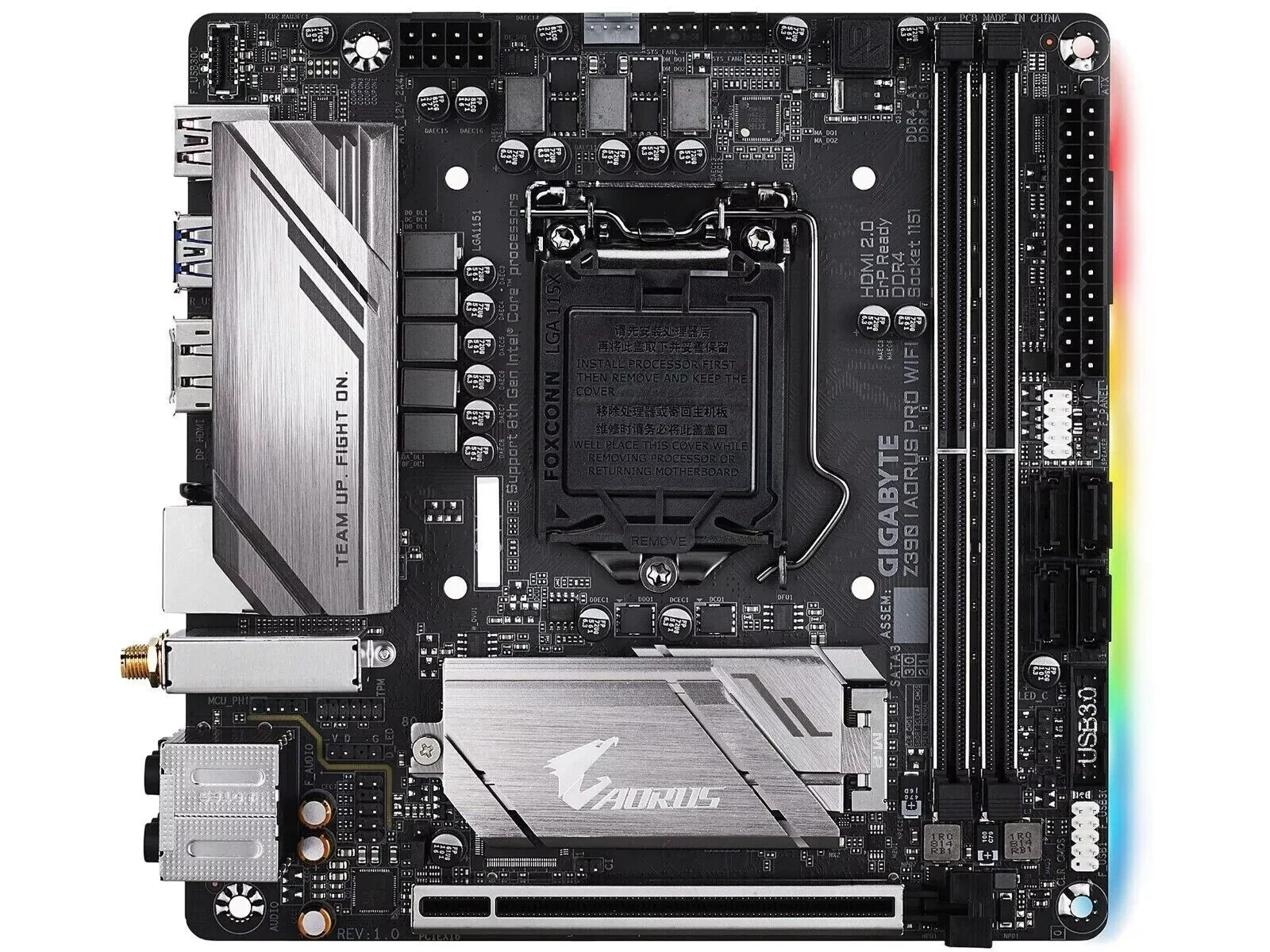 GIGABYTE Z390 I AORUS PRO WIFI LGA 1151 Mini ITX Intel Motherboard