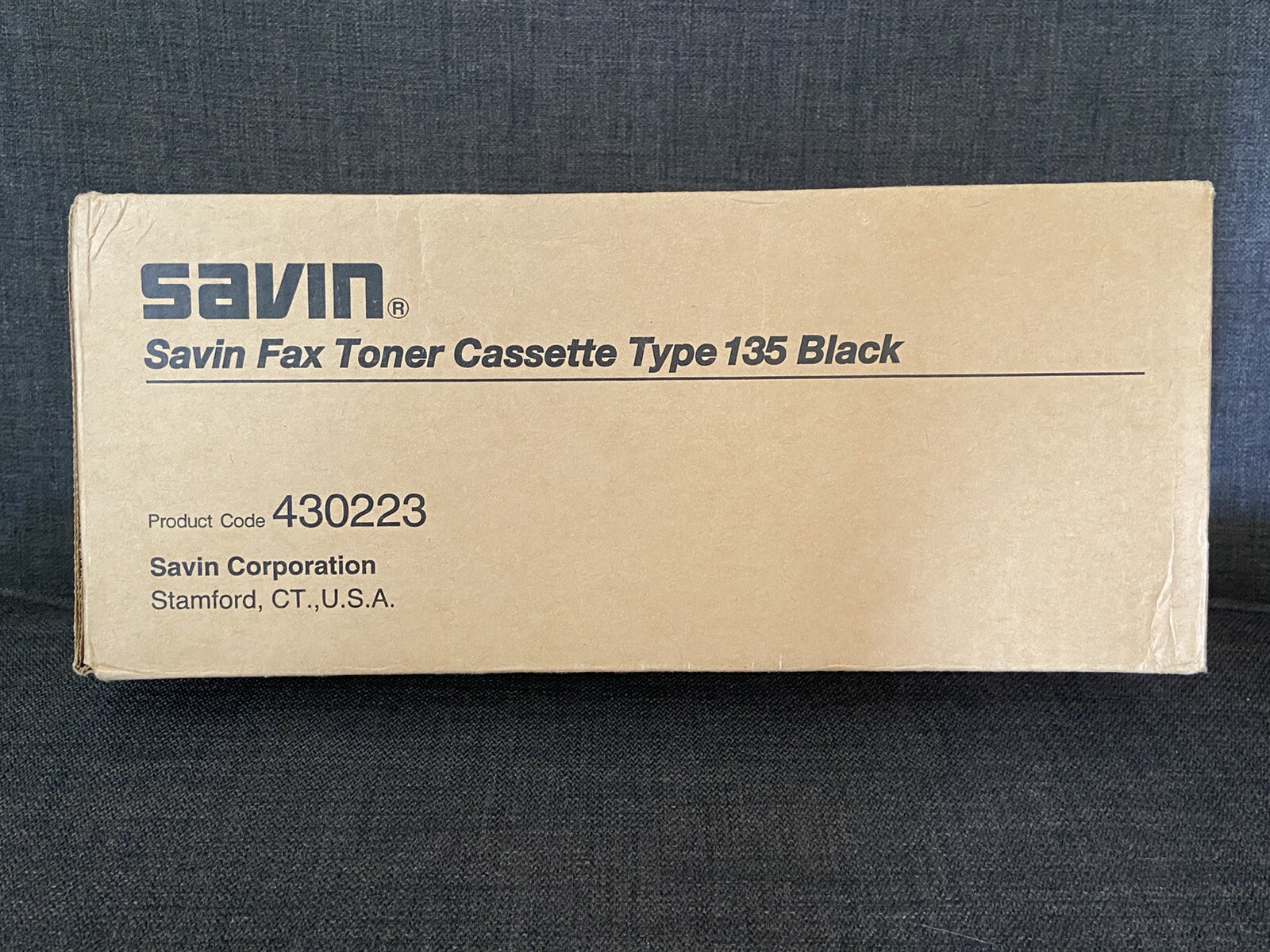 Ricoh Savin Lanier Genuine 430223 (Type 135) Black Toner