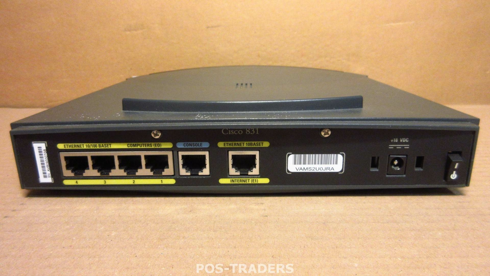 Cisco Series 800A 831 4-Port Ethernet Broadband Router - EXCLUDING POWER SUPPLY