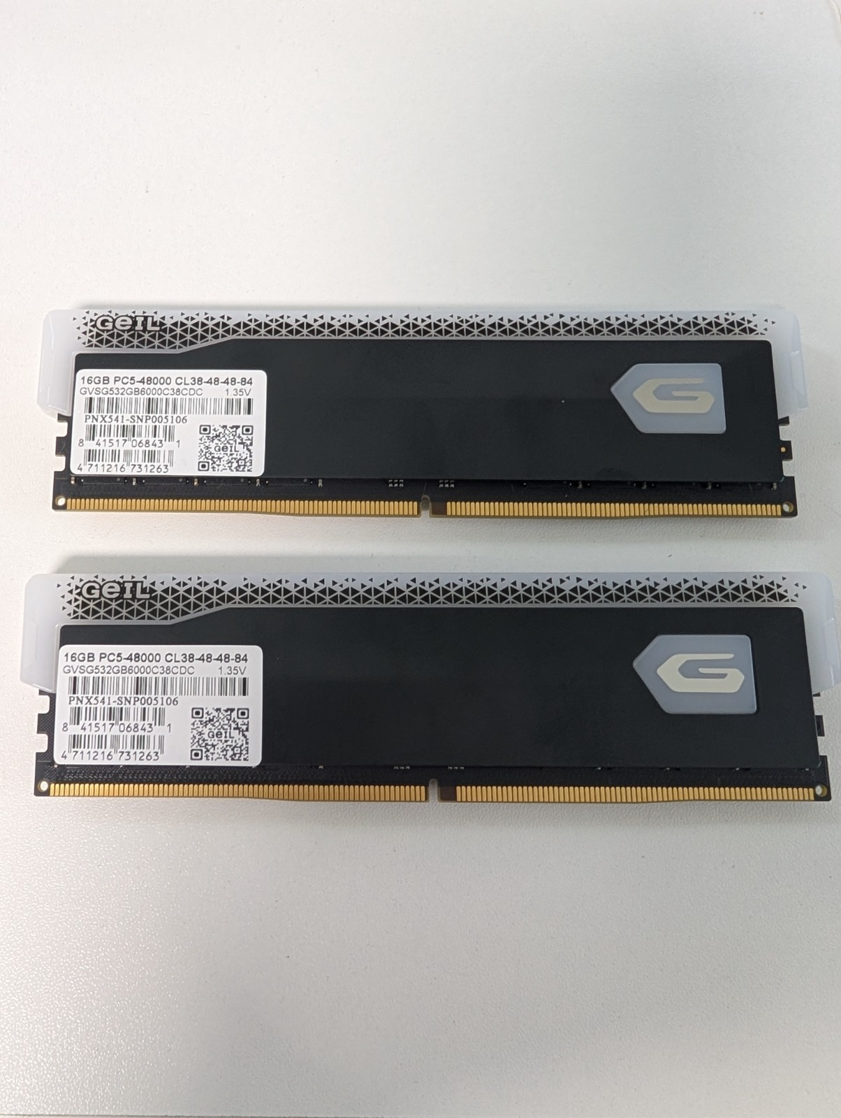 GeIL Orion V RGB 32GB 2x16GB DDR5 6000 CL38 XMP 3.0 Intel AMD