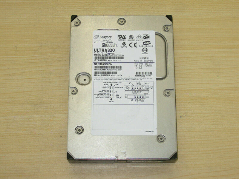 Seagate Cheetah ST336753LW 3.5 in SCSI 15K.3 36.7GB Internal 36G 68PIN 15K U320