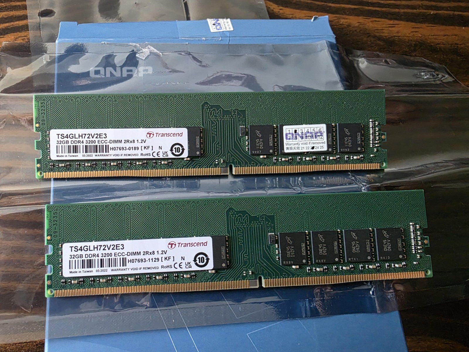 Transcend 64gb (2x32gb) DDR4 3200 ECC-DIMM 2Rx8 TS4GLH72V2E3