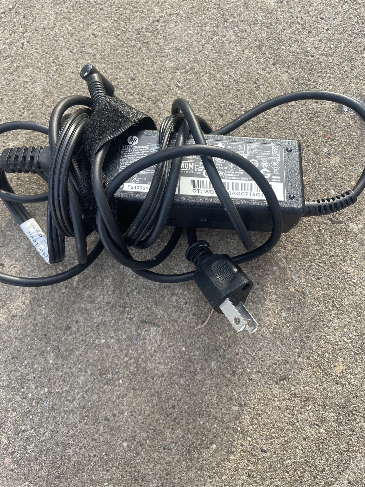 HP PPP009C AC/Standard Genuine Laptop/Chromebook Adapter Power Supply Charger
