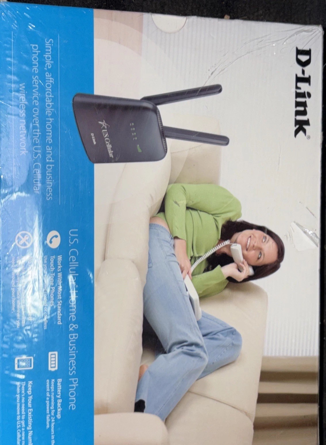 D-Link U.S. Cellular Home Phone DWR-920V -Black-Brand New