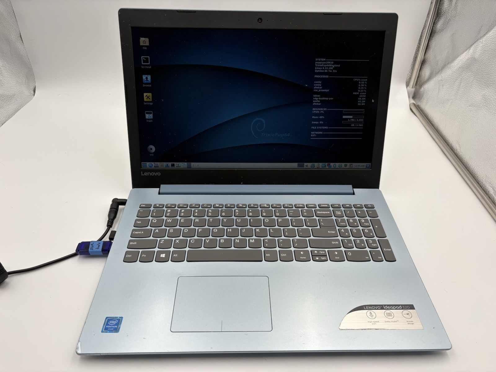 Lenovo IdeaPad 320-15IAP Intel N4200 1TB HDD 4GB RAM Laptop NO OS/Adapter GradeB