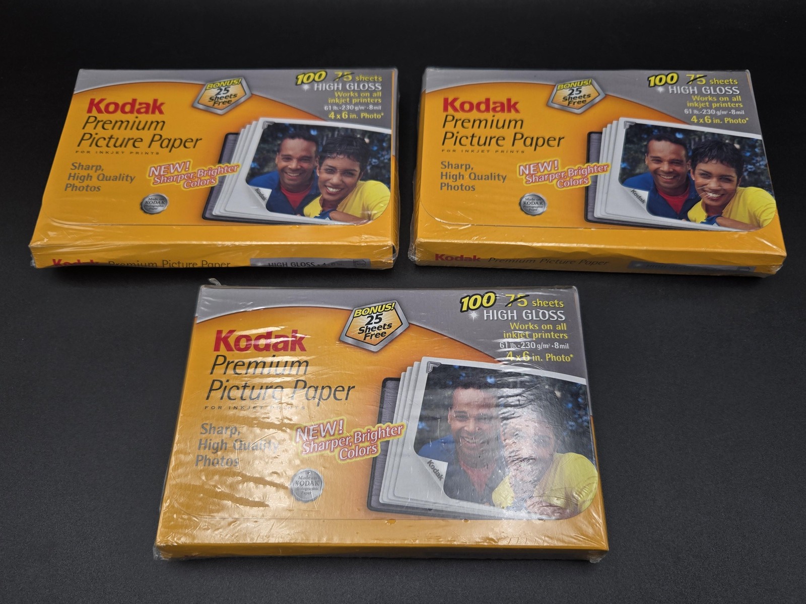 Kodak Premium Picture Paper 4x6 High Gloss 300 Sheets White Inkjet Photo