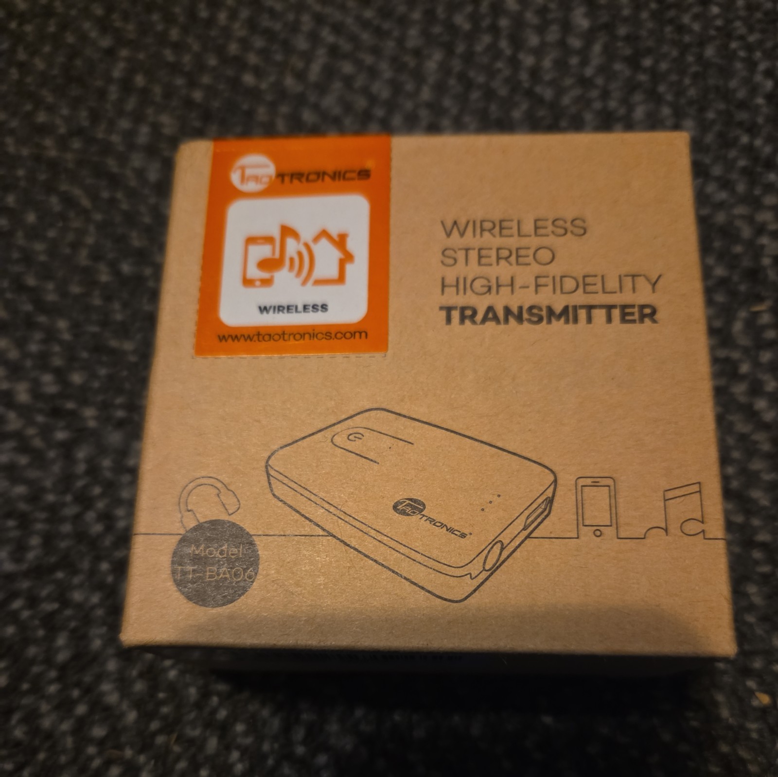 TaoTronics TT-BA06 Wireless Stereo high-Fidelity Transmitter 