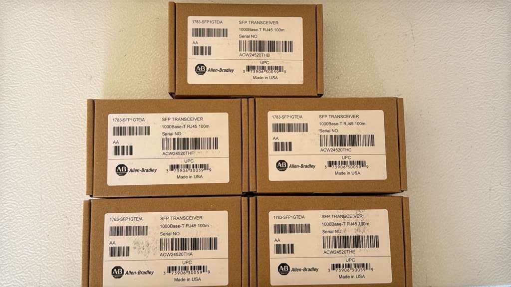 New Allen-Bradley original 1783-SFP1GTE 1000BASE-T copper SFP-T RJ45 100m length
