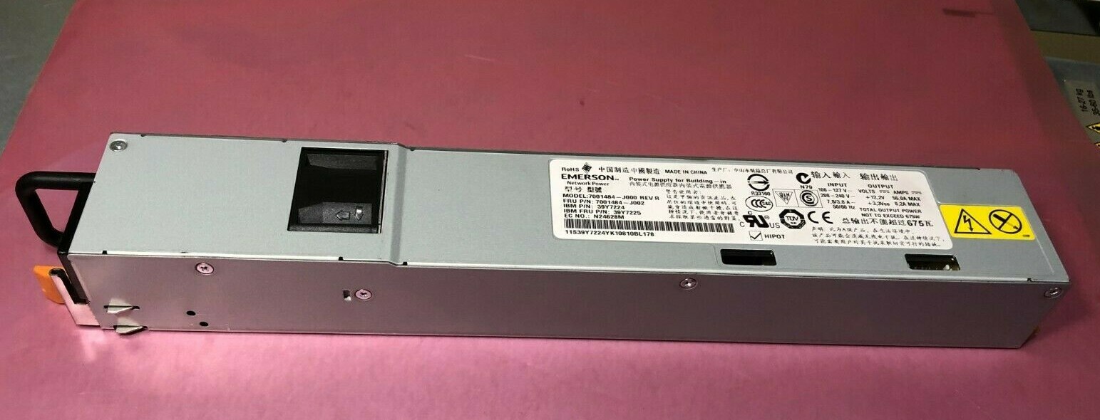 IBM Server 675w Power Supply 39Y7226/ 39Y7224 / 7001484-J002 - 675W