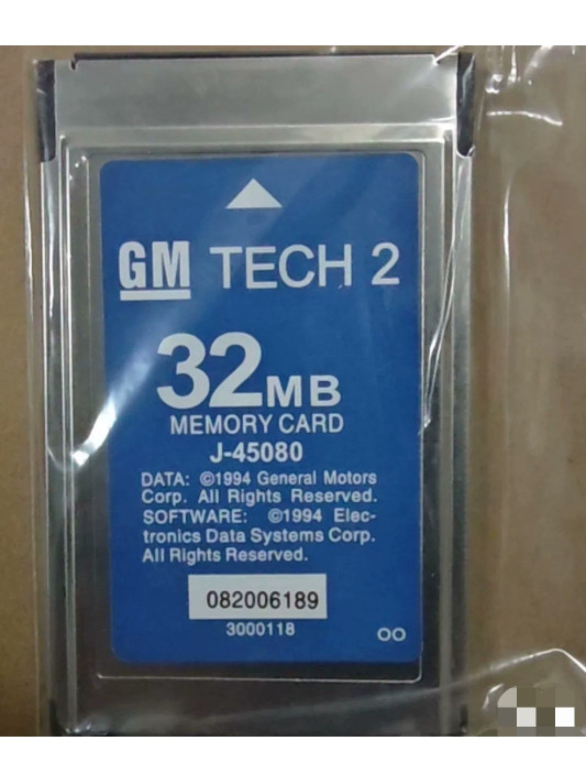 Used GM TECH2 32MB PCMCIA Card Saab English Version Auto Diagnostic Card 1PC