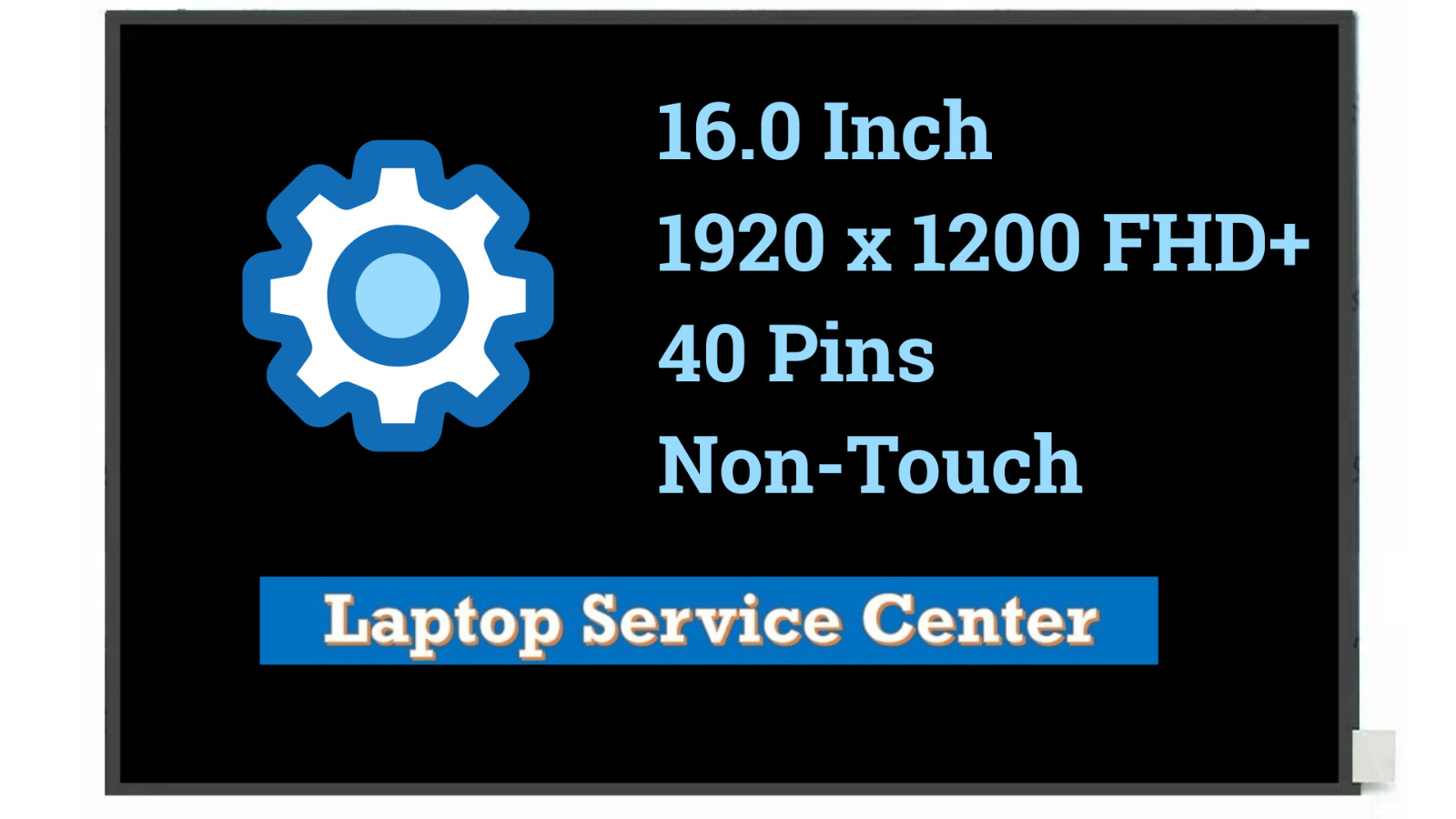 BOE NV160WUM-NX3 V8.0 165Hz FHD+ 1920x1200 LCD Screen 40 pin Matte LED Display