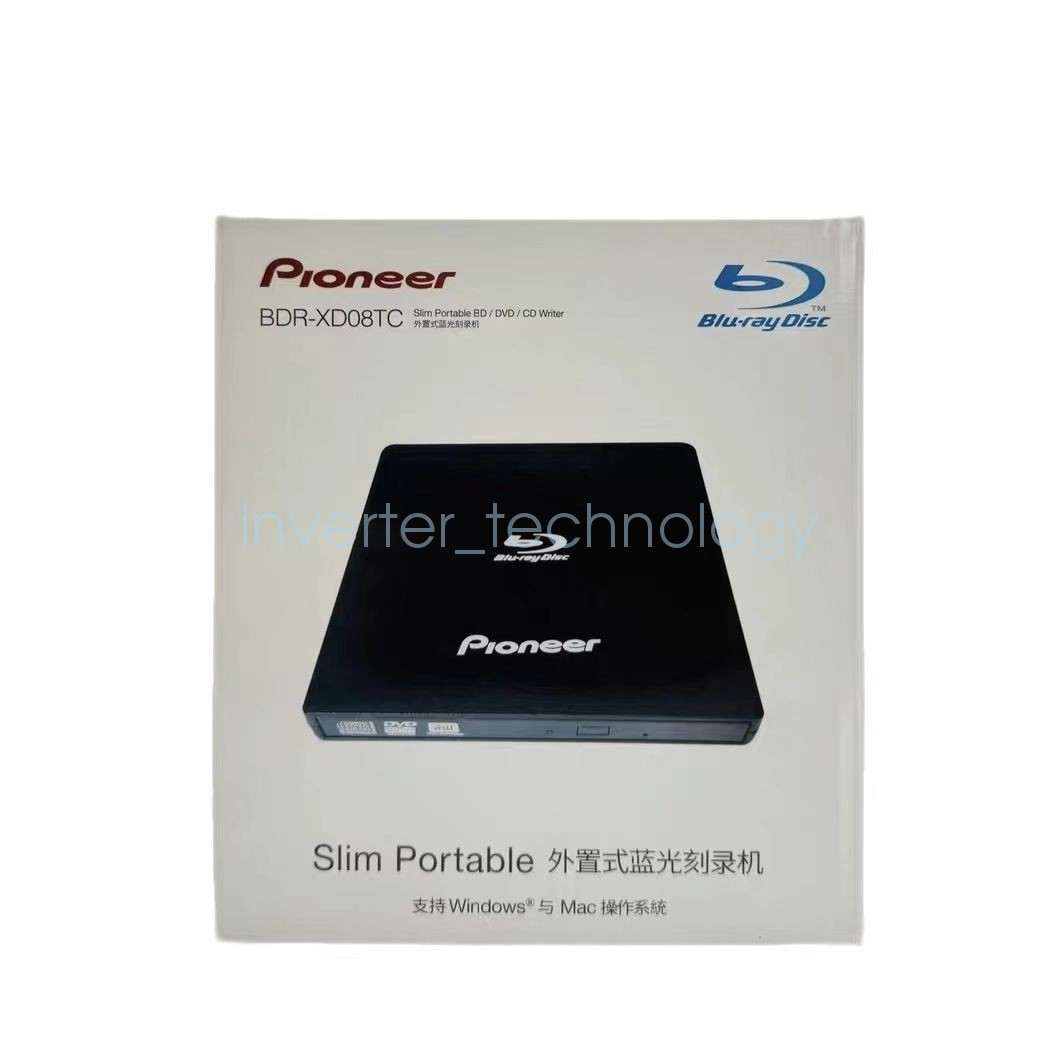 NEW Pioneer BDR-XD08TC Blu-Ray Drive Optical Burner Player USB3.0/2.0