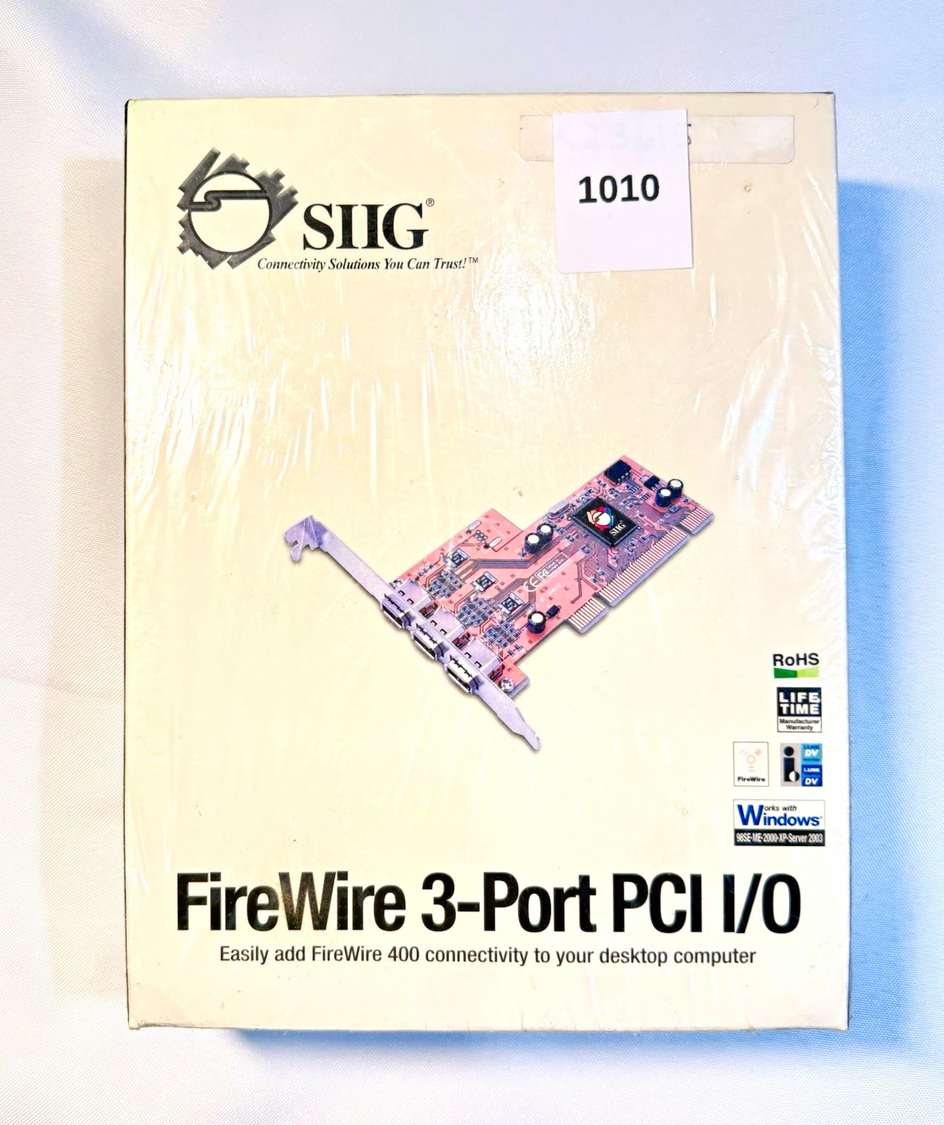 SIIG 3-Port PCI FireWire 400 Card IEEE 1394a 400 Mbps NN-300012-S6