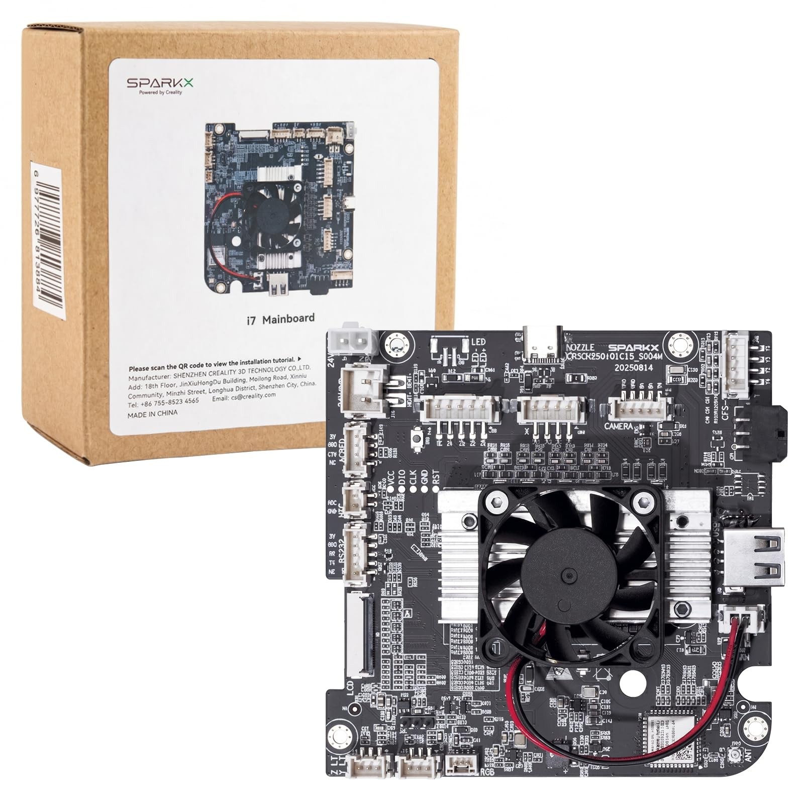 Creality Official SPARKX i7 Motherboard Kit, Original 32-bit i7 Mainboard with T