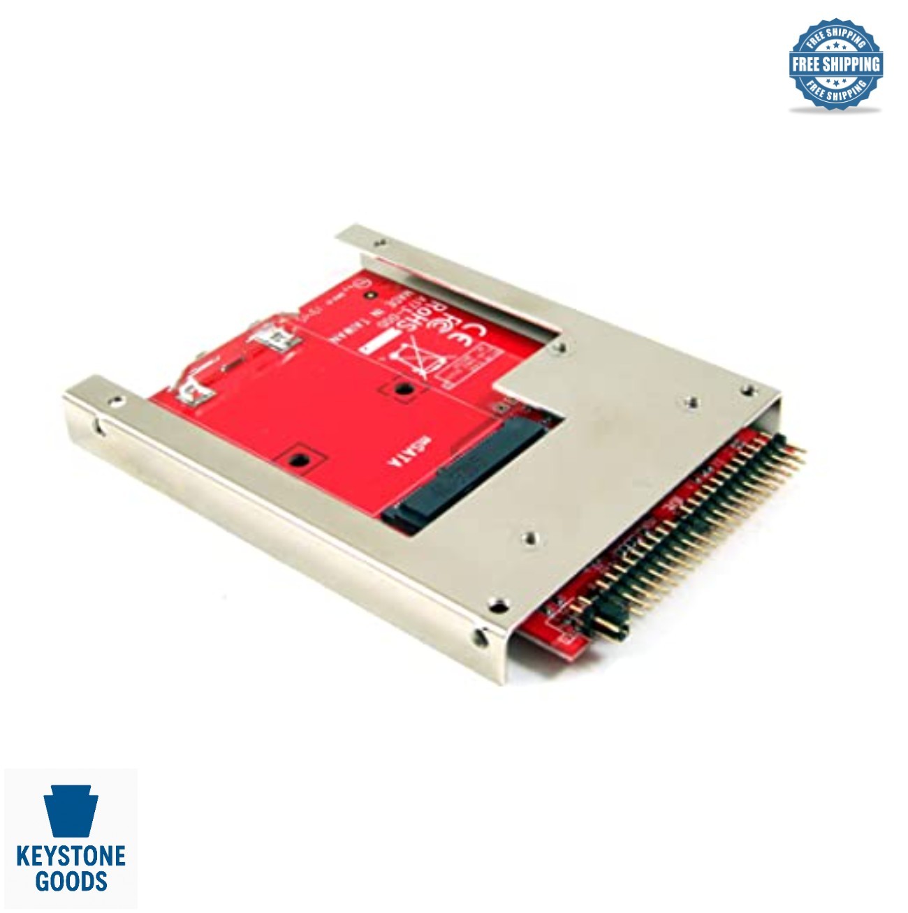 mSATA to 2.5 Inch IDE Adapter Converter Aluminum Frame 9.5mm SSD Drive Latch