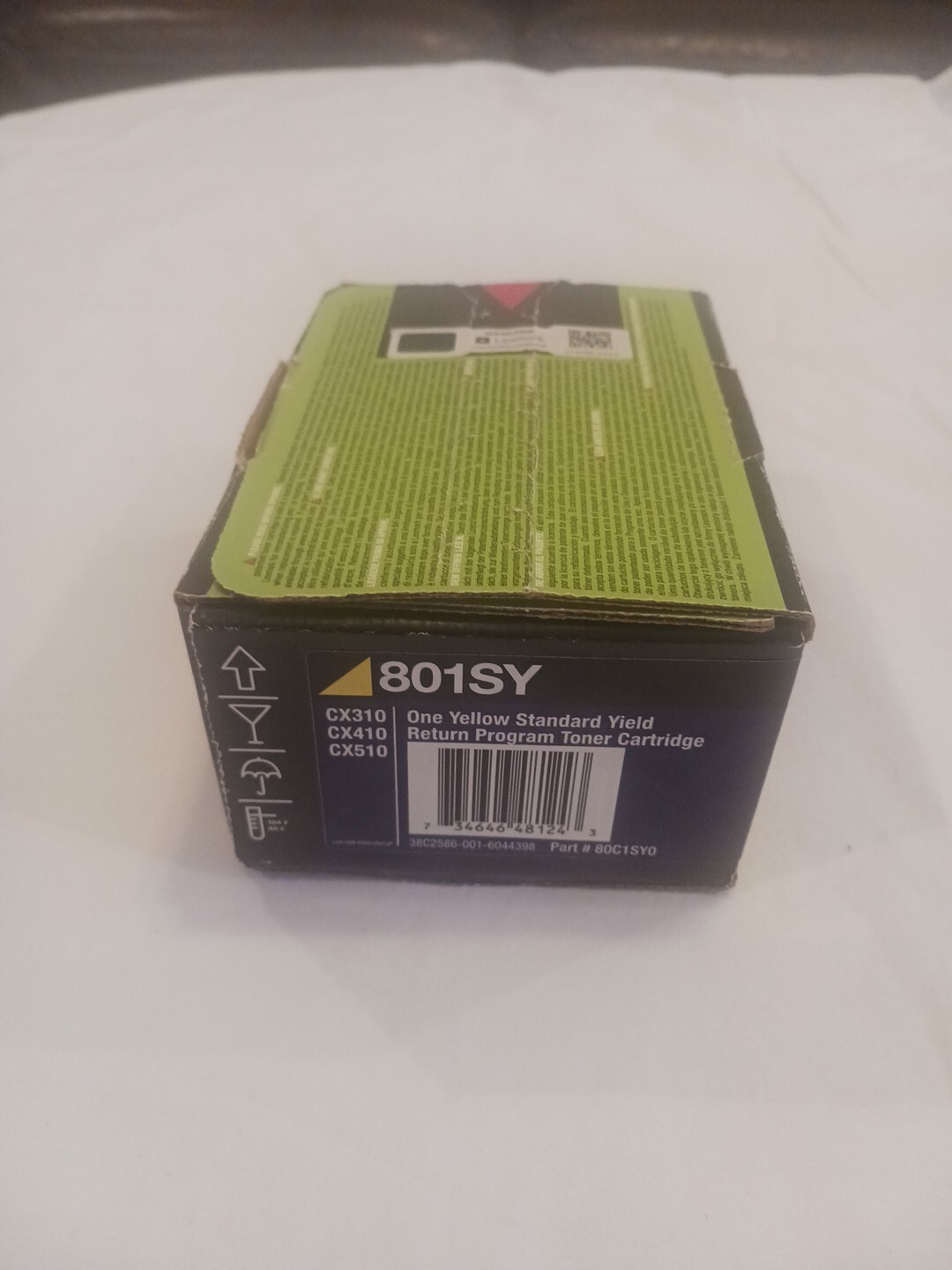 Lexmark 801SY Yellow Toner Cartridge (CX310, CX410, CX510)