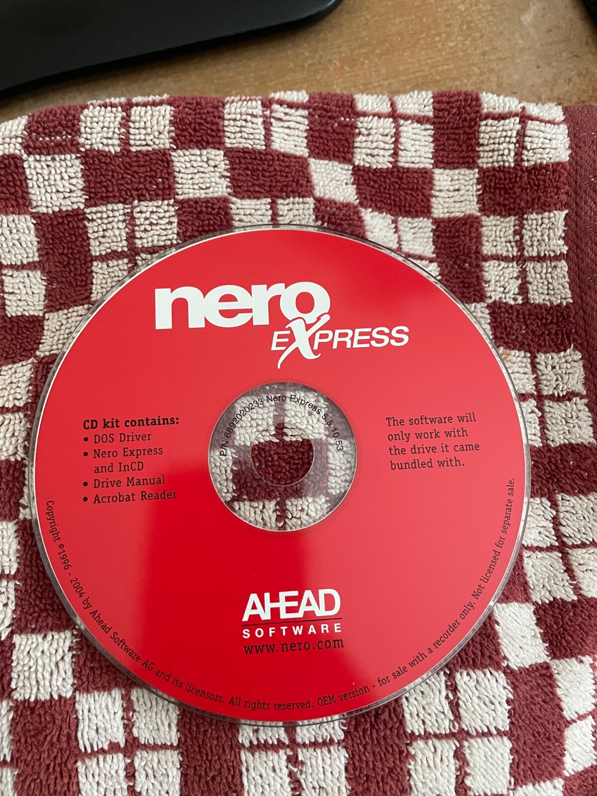 Nero Express 5.5.10.53 P/N: 6892020233