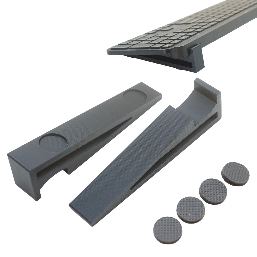 Keyboard Andgled Stand Riser Feet for Logitech MX Keys S 12 Degree
