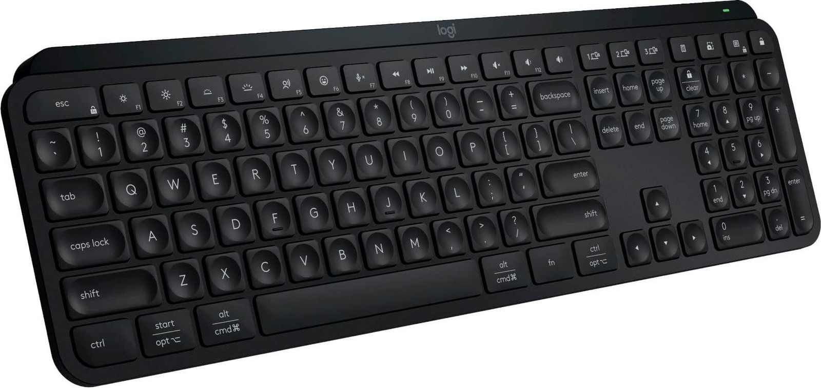 Logitech MX Keys S 920-011406 Wireless Illuminated Keyboard Bluetooth Black New