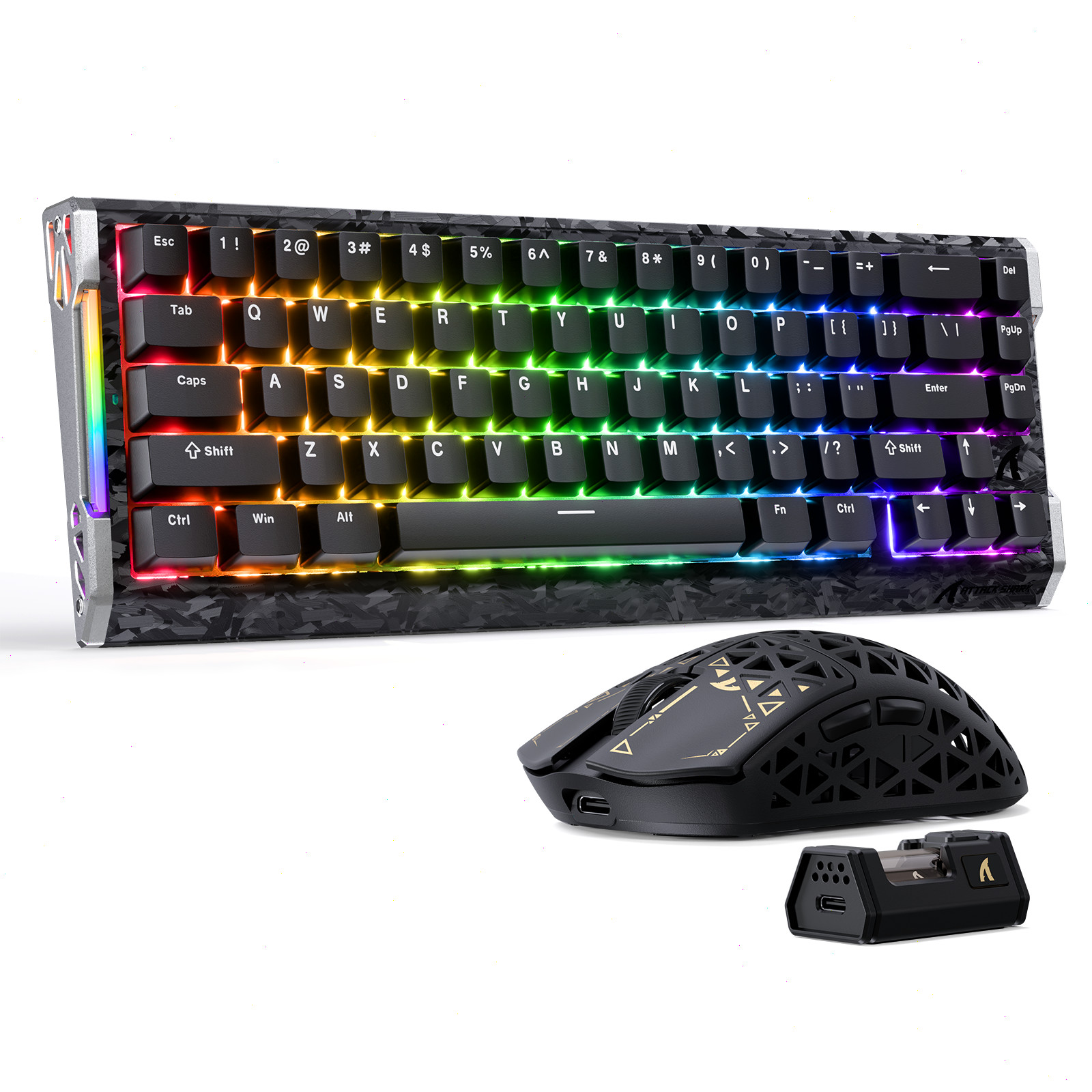 ATTACK SHARK R68HE R5Ultra Gaming Keyboard Mouse Bundle Ideal Holiday Gift