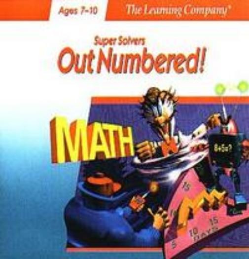 Super Solvers Outnumbered PC MAC CD kids learn solve math problems numbers game
