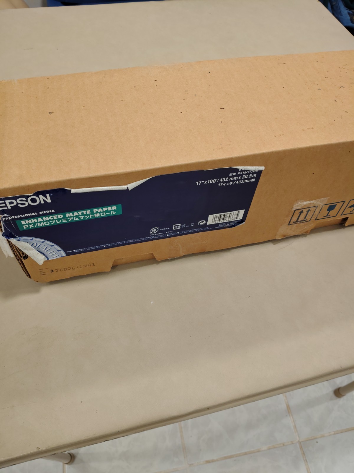 Epson Professional Media Enhanced Matte Paper 17” x 100’ roll