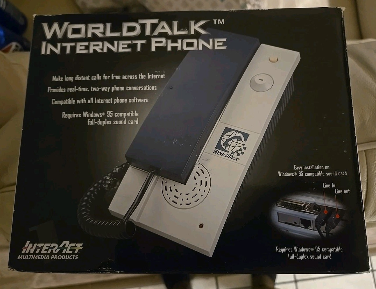 InterAct Multimedia Products World Talk Internet Phone SV-2030 New