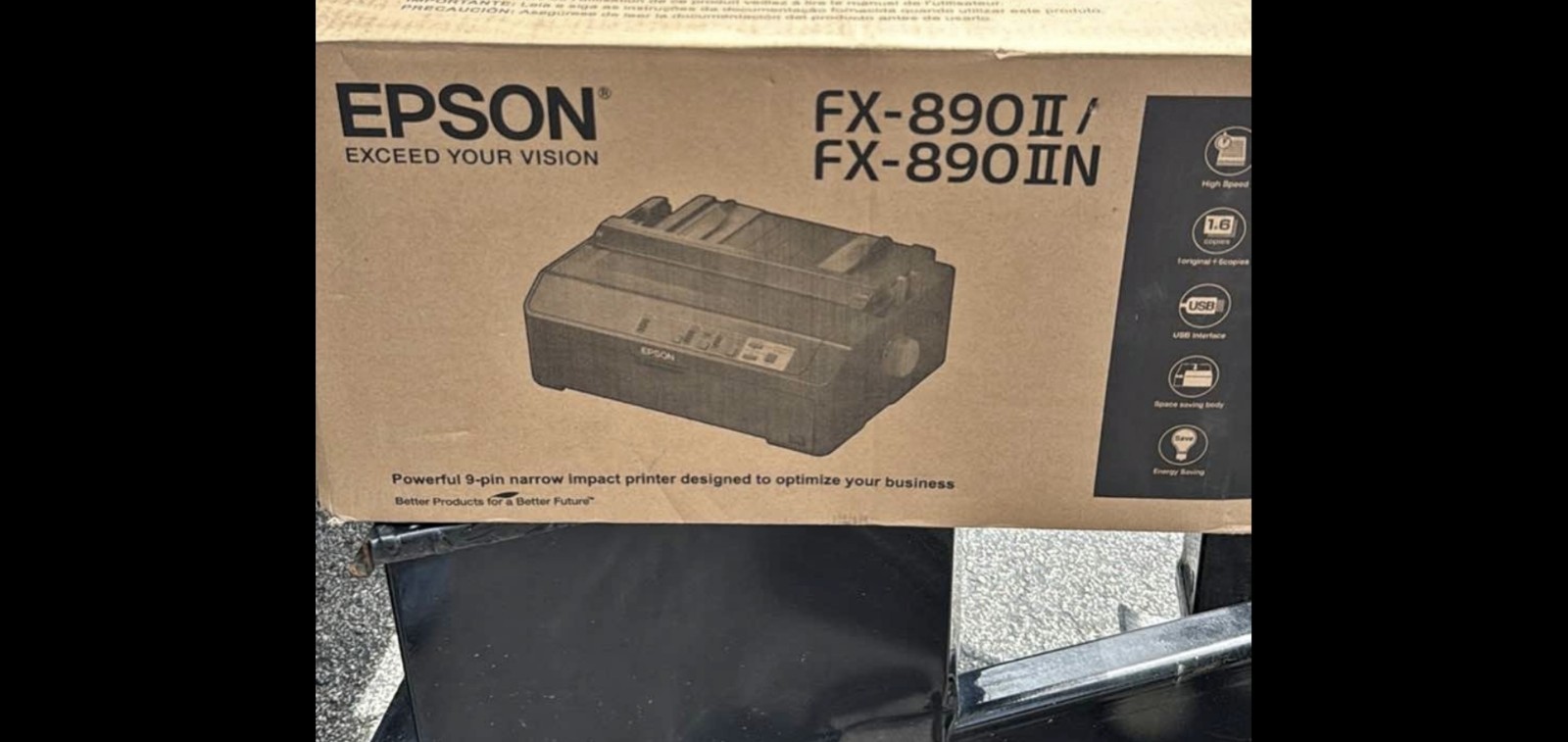 Epson FX-890II 9-Pin Impact Printer. Brand New NIB 