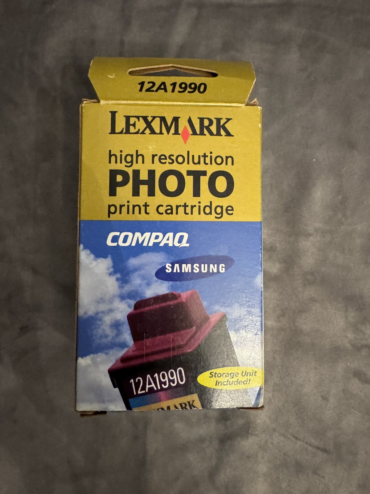 Lexmark High Resolution Black Standard Print Cartridge 12A1990.   Ge