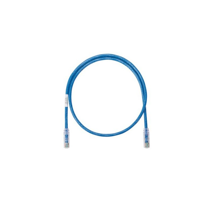 4 ft Panduit UTPSP4BUY 24 AWG Copper Cat 6 UTP Patch Cord Blue