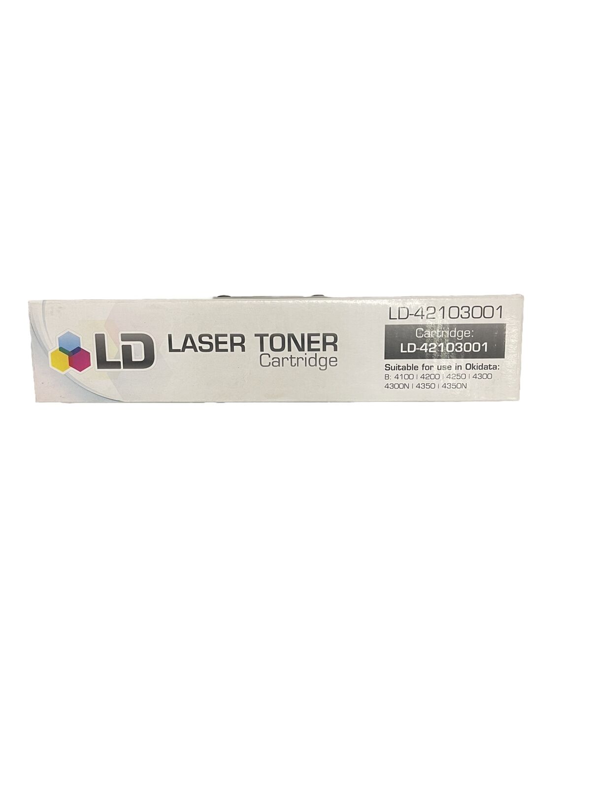 Okidata Black Toner Cartridge 42103001 for B4100 B4200 B4300 Printers