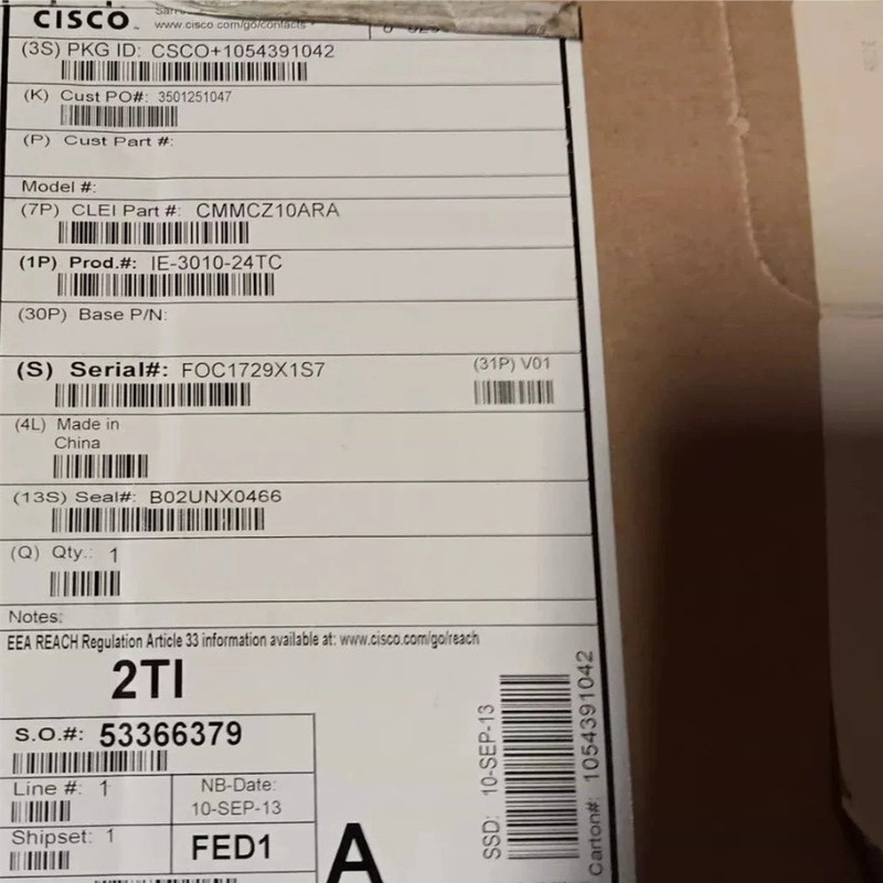 1PC Brand New Cisco IE-3010-24TC 24-Port PoE Industrial Ethernet Switch