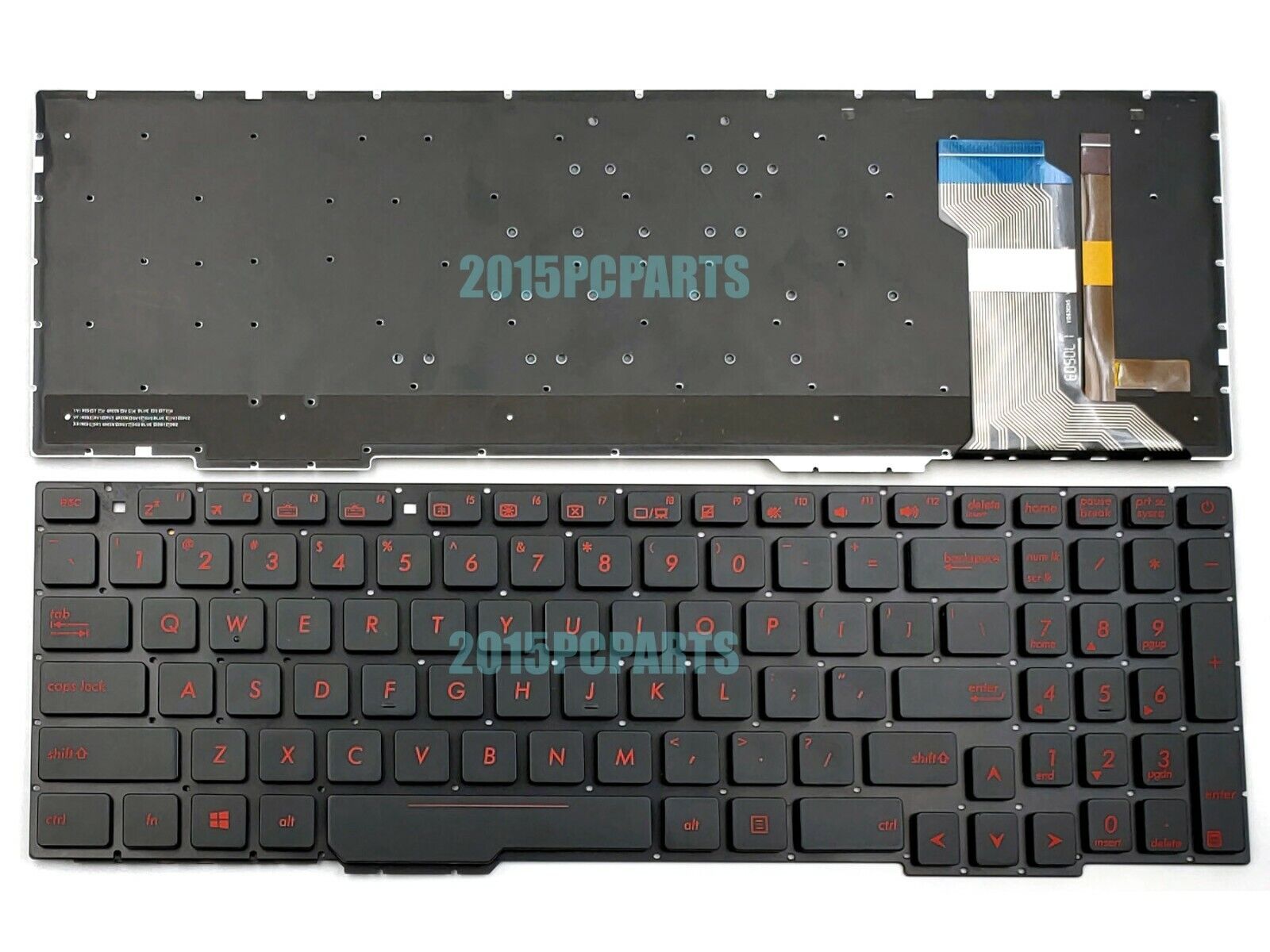 New Asus ROG Strix GL553VD GL553VE GL753VD GL753VE GL753VW Keyboard US Backlit