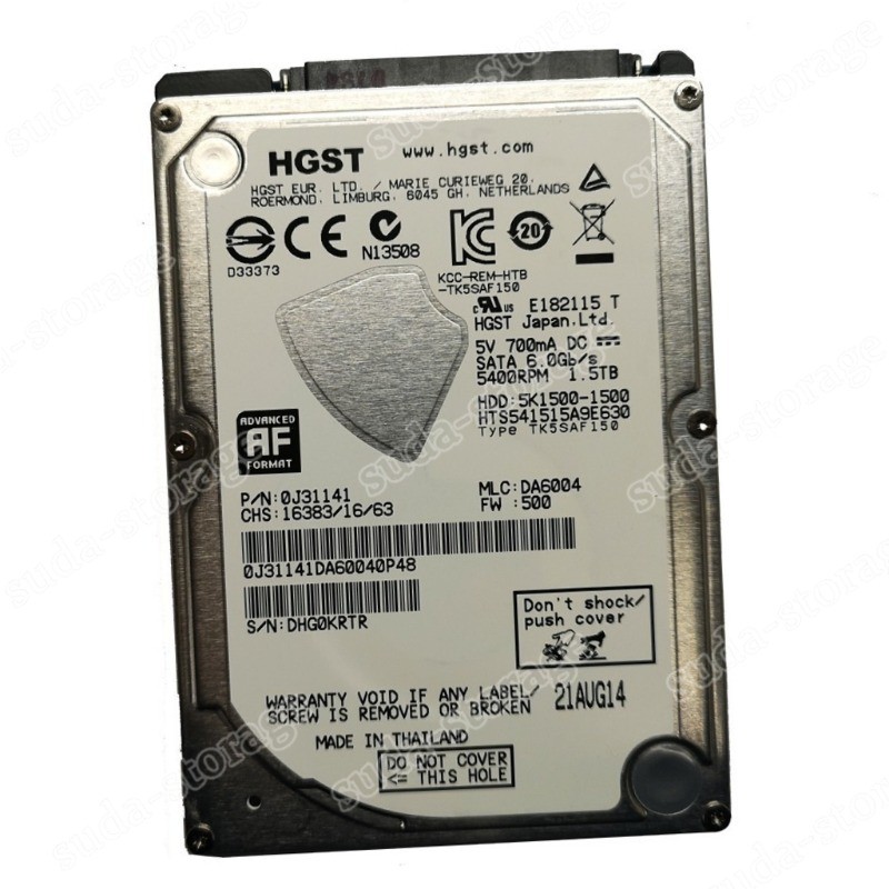 1PCS New HGST 1.5TB HTS541515A9E630 5400RPM 32MB SATA 2.5" Laptop Hard Disk Dri