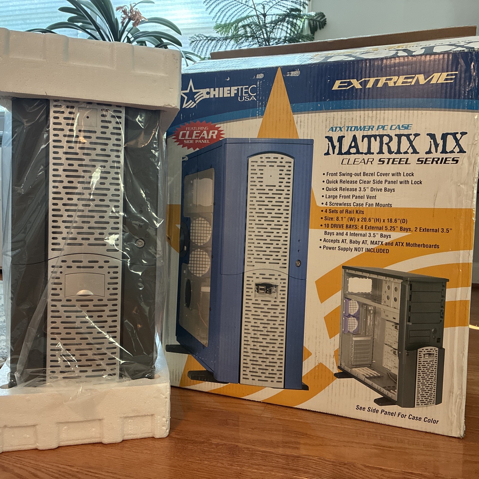 NEW Chieftec Matrix MX Dragon Vintage Sleeper ATX PC Case - SUPER RARE 